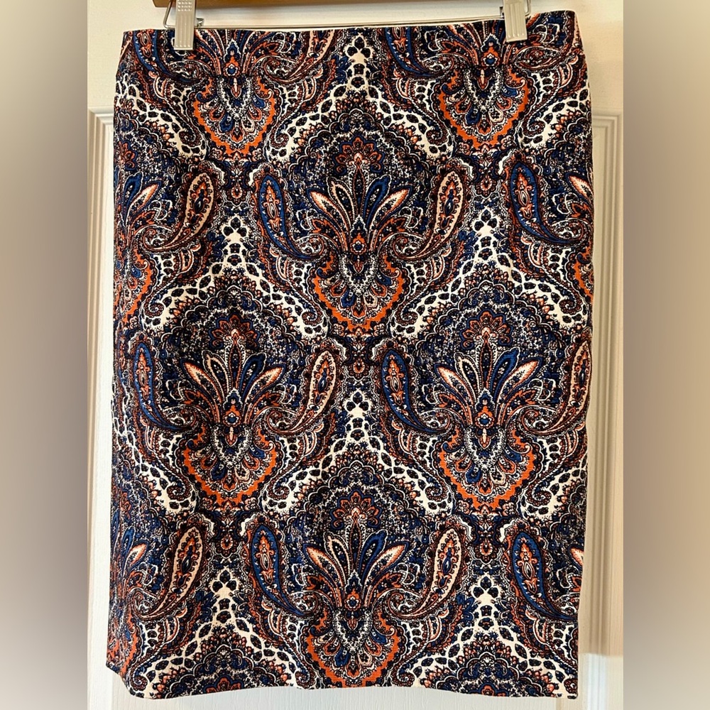 J.Crew Paisley Skirt